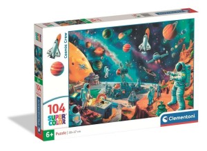 PUZZLE 104 SUPER KOLOR COSMIC CREW, CLEMENTONI