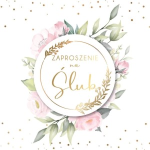 ZAPROSZENIE ŚUB (5SZT)