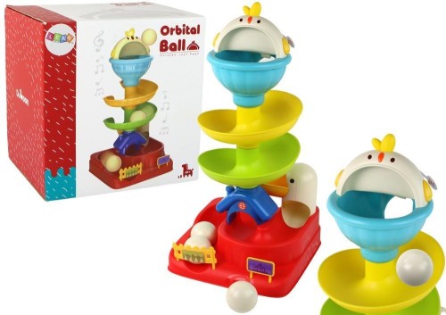 Zabawka sensoryczna spadająca kulka, Leantoys