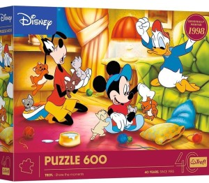 PUZZLE 600 MYSZKA MIKI I PRZYJACIELE DISNEY TREFL