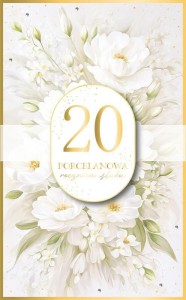 KARNET ROCZNICA ŚLUBU 20