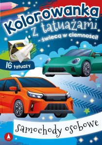 KOLOROWANKA Z TATUAŻAMI SAMOCHODY OSOBOWE