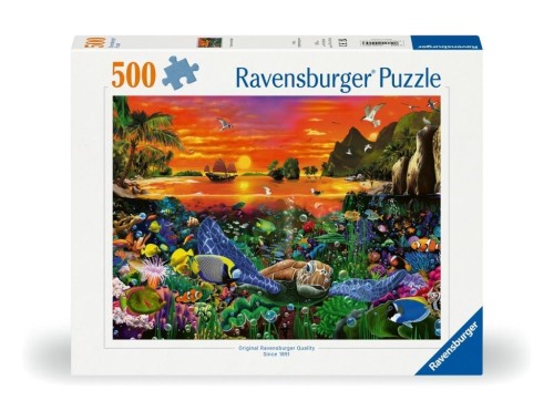 Puzzle 2D: Morski świat 500el, Ravensburger