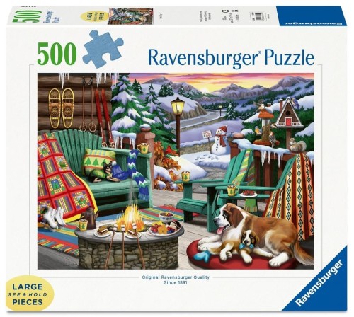 Puzzle 2D: Zimowy klimat 500el, Ravensburger