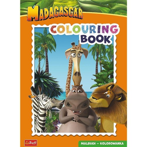 Madagaskar. Kolorowanka TREFL