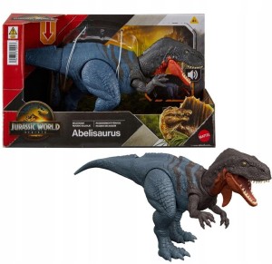 JURASSIC WORLD ABELISAURUS RYCZĄCY DINOZAUR JGB91