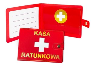 PORTFELIK KOPERTA KASA RATUNKOWA