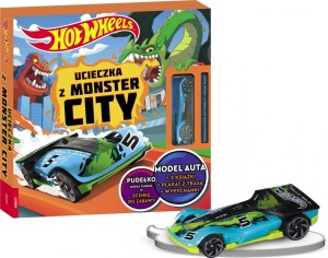 MATTEL HOT WHEELS. UCIECZKA Z MONSTER CITY