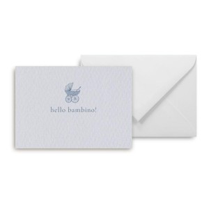 MINI KARTKA HELLO BAMBINO BLUE