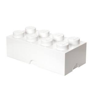 LEGO(R) POJEMNIK KLOCEK ÓSEMKA BIAŁY, NHG