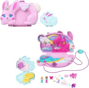 POLLY POCKET KOMPAKTOWA TOREBKA KRÓLICZKI BAŚNIOW.