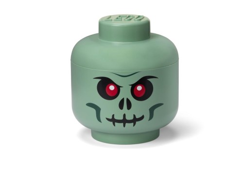 LEGO(R) pojemnik główka large - green skeleton