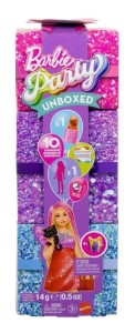 BARBIE PARTY UNBOXED GLAM PARTY STYLOWE, MATTEL