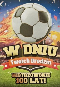 KARNET URODZINY PIŁKA
