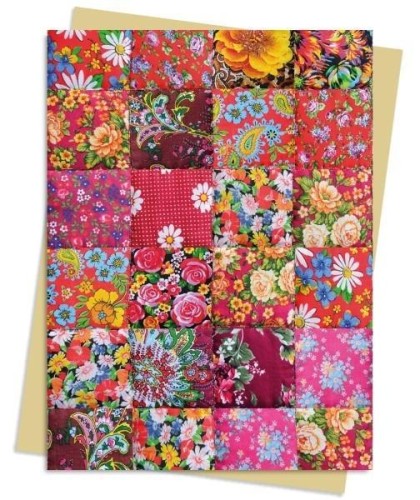 Karnet B6 Floral Patchwork Quilt