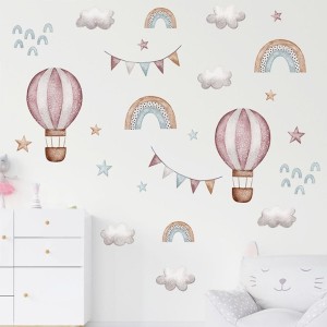 NAKLEJKI NA ŚCIANĘ DO POKOJU DZIECKA BALONY