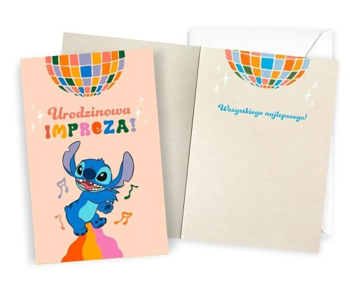 Karnet Urodziny Stitch