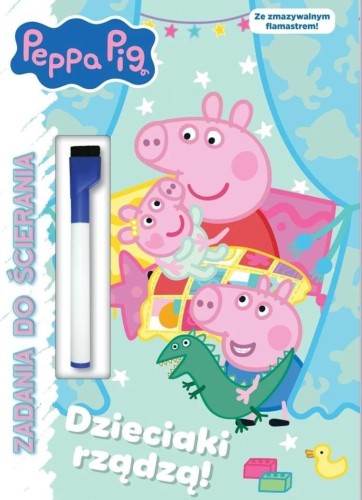 Świnka Peppa. Zadania do ścierania, praca zbiorowa