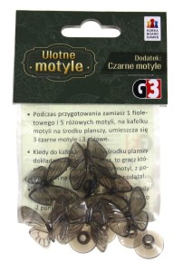 ULOTNE MOTYLE: DODATEK CZARNE MOTYLE, G3