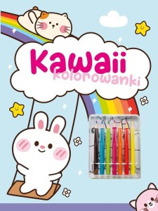 KAWAII KOLOROWANKI NIEBIESKA, PRACA ZBIOROWA