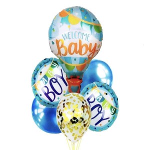 ZESTAW BALONÓW BABY BOY