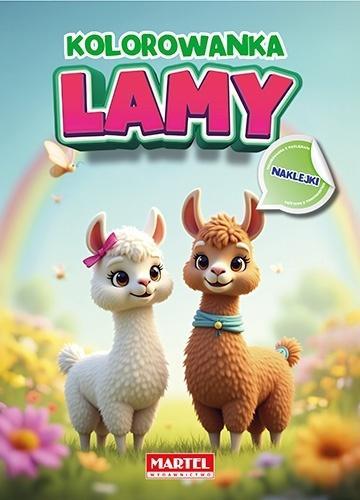 Kolorowanka Lamy z naklejkami, Maciej Ratajczyk