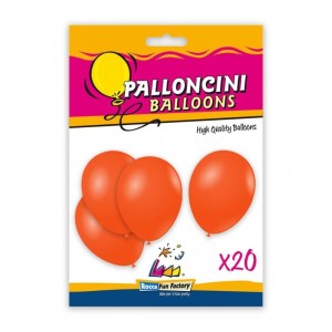 BALONY POMARAŃCZOWE 26CM 20SZT