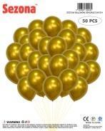 BALONY ZŁOTE 50SZT