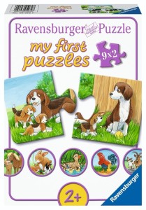 PUZZLE 9X2 FARMYARD FAMILIES, RAVENSBURGER