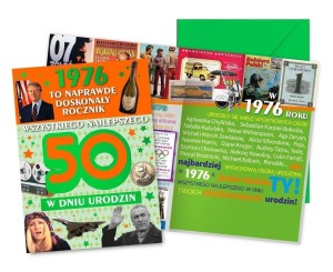 KARNET URODZINY 50