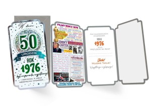 KARNET URODZINY 50