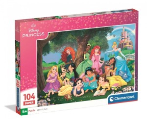 PUZZLE 104 PRINCESS, CLEMENTONI