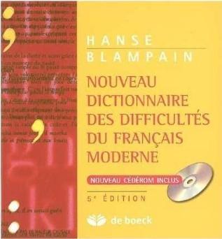 Nouveau Dictionnaire des difficultes du Francais