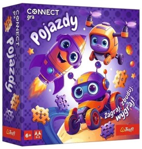 GRA DLA DZIECI CONNECT POJAZDY, TREFL