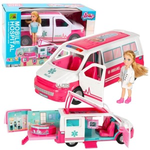 MOBILNY SZPITAL KARETKA AMBULANS 2W1, LEANTOYS