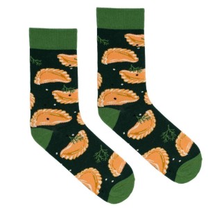 SKARPETKI PIEROGI ZIELONE 42-46