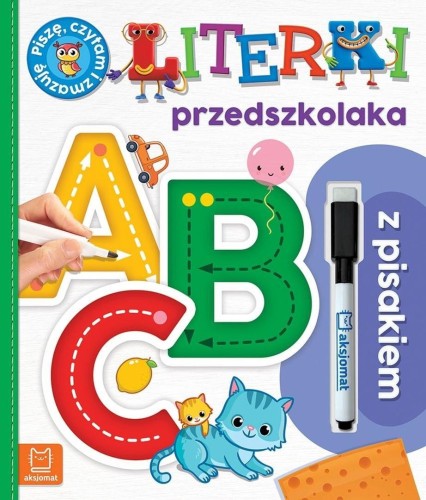 A, B, C. Literki przedszkolaka z pisakiem