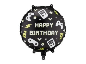BALON FOLIOWY PASTYLKA HAPPY BIRTHDAY 35X35CM
