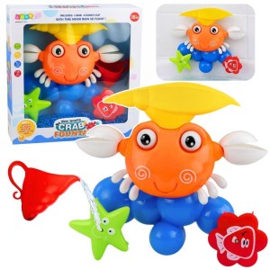 ZESTAW DO KĄPIELI KRAB Z PRZYSSAWKAMI, LEANTOYS