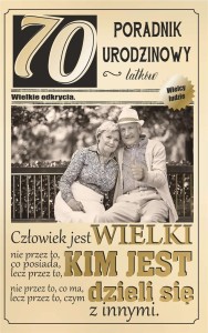 KARTKA OKOLICZNOŚCIOWA URODZINY 70