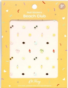 NAKLEJKI NA PAZNOKCIE DLA DZIECI BEACH CLUB