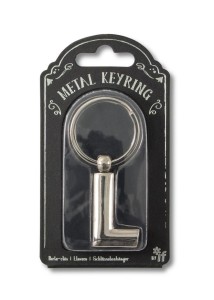 SILVER LETTER KEYRING - BRELOK DO KLUCZY LITERA L