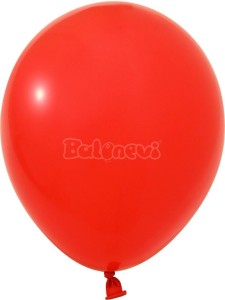 BALONY LATEKSOWE PASTEL CZERWONE 25CM 100SZT