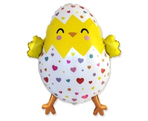 BALON FOLIOWY KURCZĄTKO 60CM