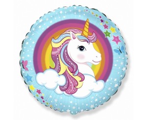 BALON FOLIOWY JEDNOROŻEC 45CM