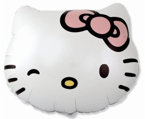BALON FOLIOWY HELLO KITTY HEAD 60CM