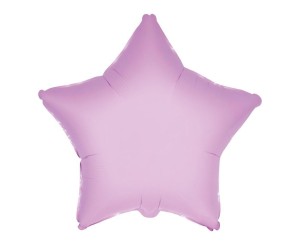 BALON FOLIOWY GWIAZDA RÓŻOWY 45CM