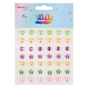 DŻETY SAMOPRZYLEPNE KWIATKI SERCA, BREWIS