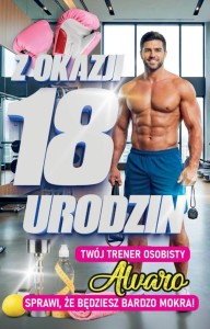 KARNET URODZINY 18 2K TRENER ALVARO