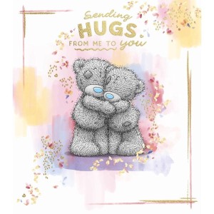 KARNET URODZINY SENDING HUGS FROM ME TO YOU